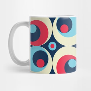 Eye See You Geometric Abstract Modern Retro Pattern Mug